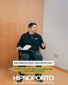 Workshop de Hipnose Regressiva com Jonas Paul Hipnoterapeuta no Porto em 2026, com explicação Detalhada de cada processo