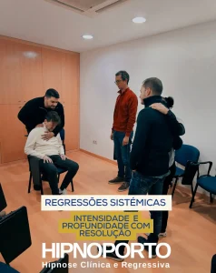 Workshop de Hipnose Regressiva com Jonas Paul Hipnoterapeuta no Porto em 2026, intensidade e profundidade com resolução